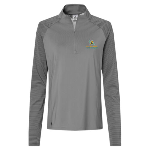 Women's Stripe Block Quarter-Zip Pullover Thumbnail