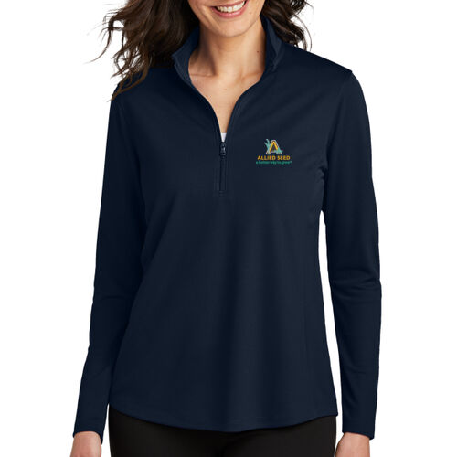 Ladies Dry Zone ® UV Micro Mesh 1/4 Zip Thumbnail