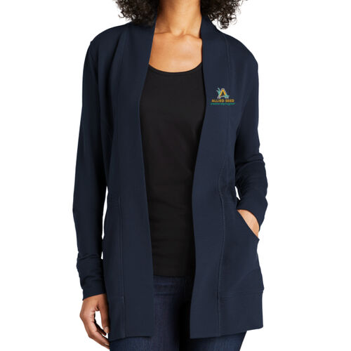 Ladies Microterry Cardigan Thumbnail