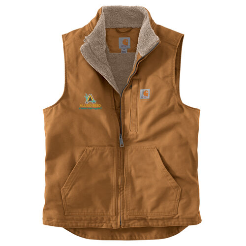 Sherpa Lined Mock Neck Vest Thumbnail
